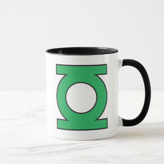 Mug Symbole de lanterne verte (Droite)