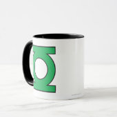 Mug Symbole de lanterne verte (Devant gauche)