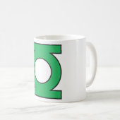 Mug Symbole de lanterne verte (Devant droit)