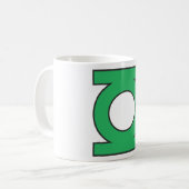 Mug Symbole de lanterne verte (Devant gauche)