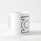Mug SYMBOLE DE Lanterne Verte BW (Devant gauche)