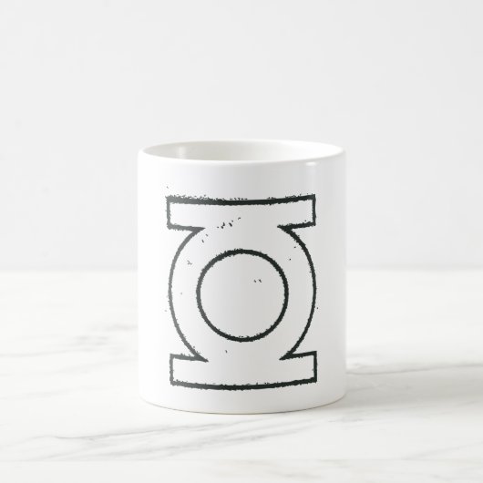 Mug SYMBOLE DE Lanterne Verte BW (Centre)