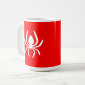 Mug Symbole de l'araignée rouge (Devant gauche)