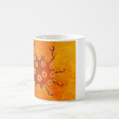 Mug Symbole de l'étoile Zodiaque de l'horoscope du can (Devant droit)