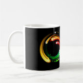 Mug Symbole de l'infini des comètes arc-en-ciel (Gauche)