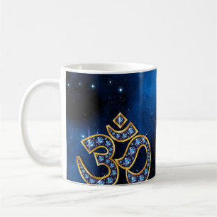 Mug Symbole de l'OM avec des pierres de "saphir"