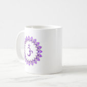 Mug Symbole de l'OM/couronne Chakra (Devant gauche)