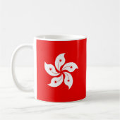 Mug Symbole de l'orchidée blanche du drapeau de Hong K (Gauche)
