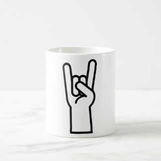 Mug Symbole de main de roche et de petit pain