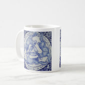 Mug Symbole de médaillon de lapins à trois lièvres ble (Devant gauche)