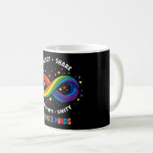 Mug Symbole de neurodiversité Infinity Rainbow - Infin (Devant droit)
