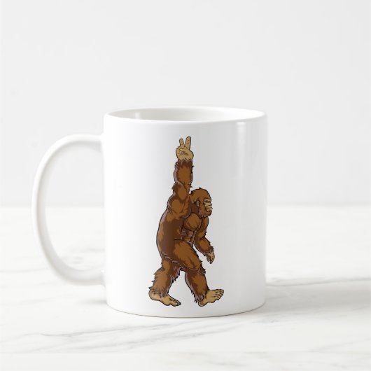 Mug SYMBOLE DE PAIX Bigfoot (Gauche)