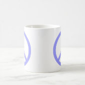 Mug Symbole de paix bleu (Centre)