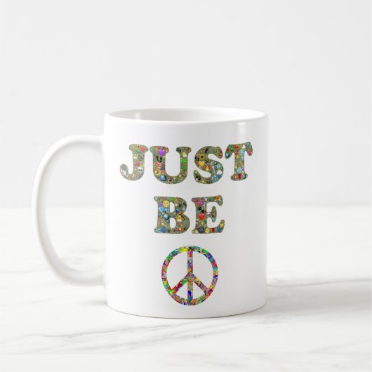 Mug Symbole de paix Coloré Zen (Gauche)