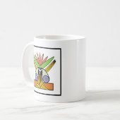 Mug Symbole de paix de Salome (Devant gauche)