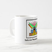 Mug Symbole de paix de Salome (Devant gauche)
