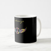 Mug Symbole de paix hippie ailé Thunder_Cove (Devant droit)