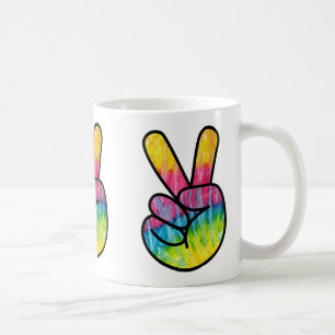 Mug Symbole de paix hippie des années 60