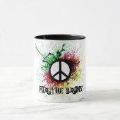 Mug symbole de paix, pour l'ironie (Centre)