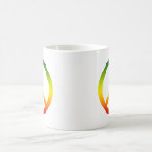 Mug Symbole de paix Rasta (Centre)