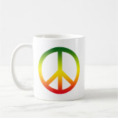 Mug Symbole de paix Rasta (Gauche)
