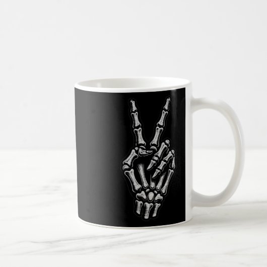 Mug SYMBOLE DE PAIX Squelette 1 (Droite)