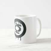 Mug Symbole de peinture à lanterne verte (Devant droit)