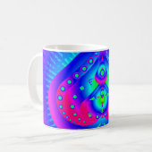 Mug Symbole de pique coloré (Devant gauche)