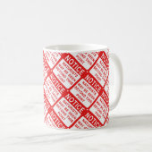 Mug Symbole de plage naturiste (Devant droit)