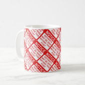 Mug Symbole de plage naturiste (Devant gauche)