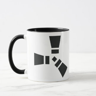 Mug SYMBOLE DE POINTE Noir en clair