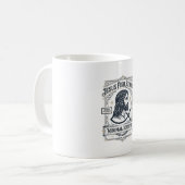 Mug Symbole de poisson Jésus Ichthys minimal Poisson d (Devant gauche)