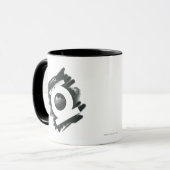 Mug Symbole de pulvérisation de lanterne verte (Devant gauche)