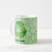 Mug Symbole de recyclage (Devant gauche)