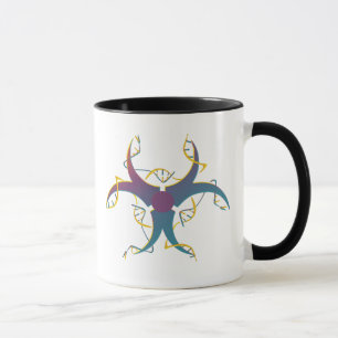 Mug Symbole de risque de bio épissage de gènes