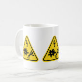 Mug Symbole de risque de choc (Devant gauche)