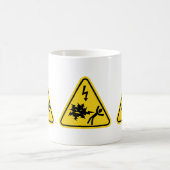 Mug Symbole de risque de choc (Centre)