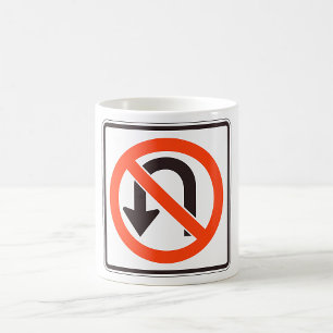 MUG SYMBOLE DE ROUTE DE SÉCURITÉ DE LA CIRCULATION