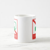 Mug SYMBOLE DE ROUTE NO DE VÉHICULE NEV Coréen (Centre)