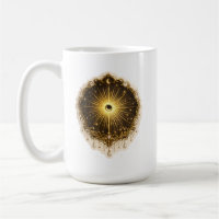 Symbole de Soleil Lune Céleste Équilibre Cosmique 