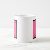 Mug Symbole de Tableau périodique de chimie de chat de (Centre)