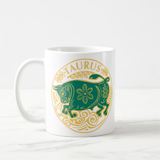 Mug Symbole de Taurus du Zodiaque (Gauche)