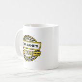 Mug Symbole de taxi personnalisé (Devant gauche)