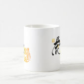 Mug Symbole de Tigre d'or puissant Chinoiserie Chic (Centre)