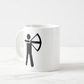 Mug Symbole de tir à l'arc (Devant gauche)