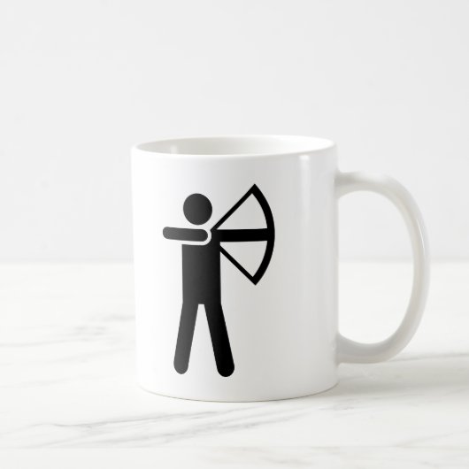 Mug Symbole de tir à l'arc (Droite)