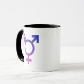 Mug Symbole de transsexuel (Devant gauche)