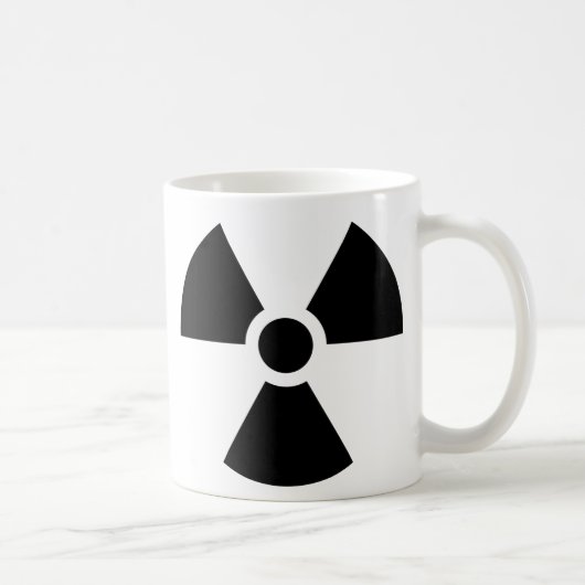 Mug Symbole de trèfle de rayonnement (Droite)