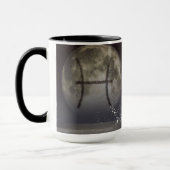 Mug Symbole de zodiaque de Poissons (Gauche)