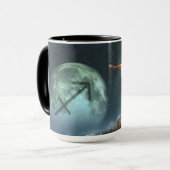 Mug Symbole de zodiaque de Sagittaire (Devant gauche)